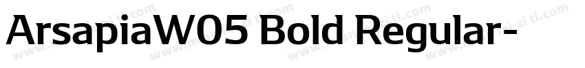 ArsapiaW05 Bold Regular字体转换